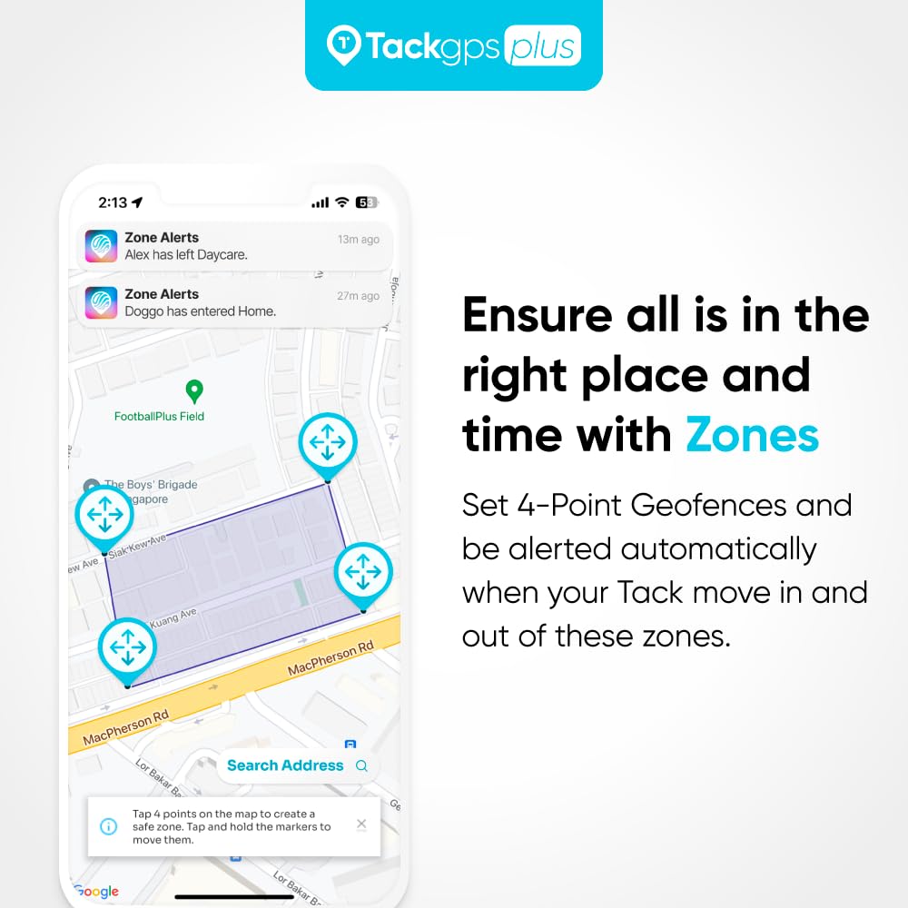 Tack GPS Plus Care Bundle with Lowest Monthly fee + 30 Days Battery Life. Fall Detection + SOS Alerts + Indoor Elevation Finder - for Kids, Elderly, Autism, Alzheimer, Dementia, Special Needs