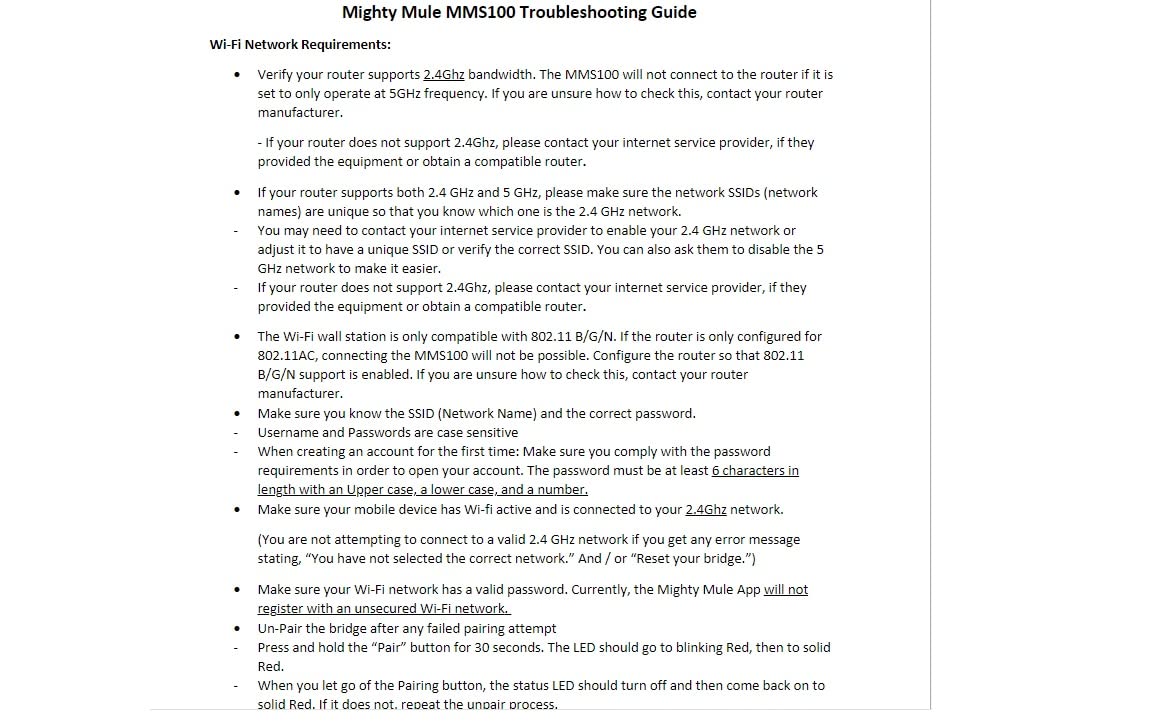 Mighty Mule MMS100 100 Wireless Connectivity System, BLACK