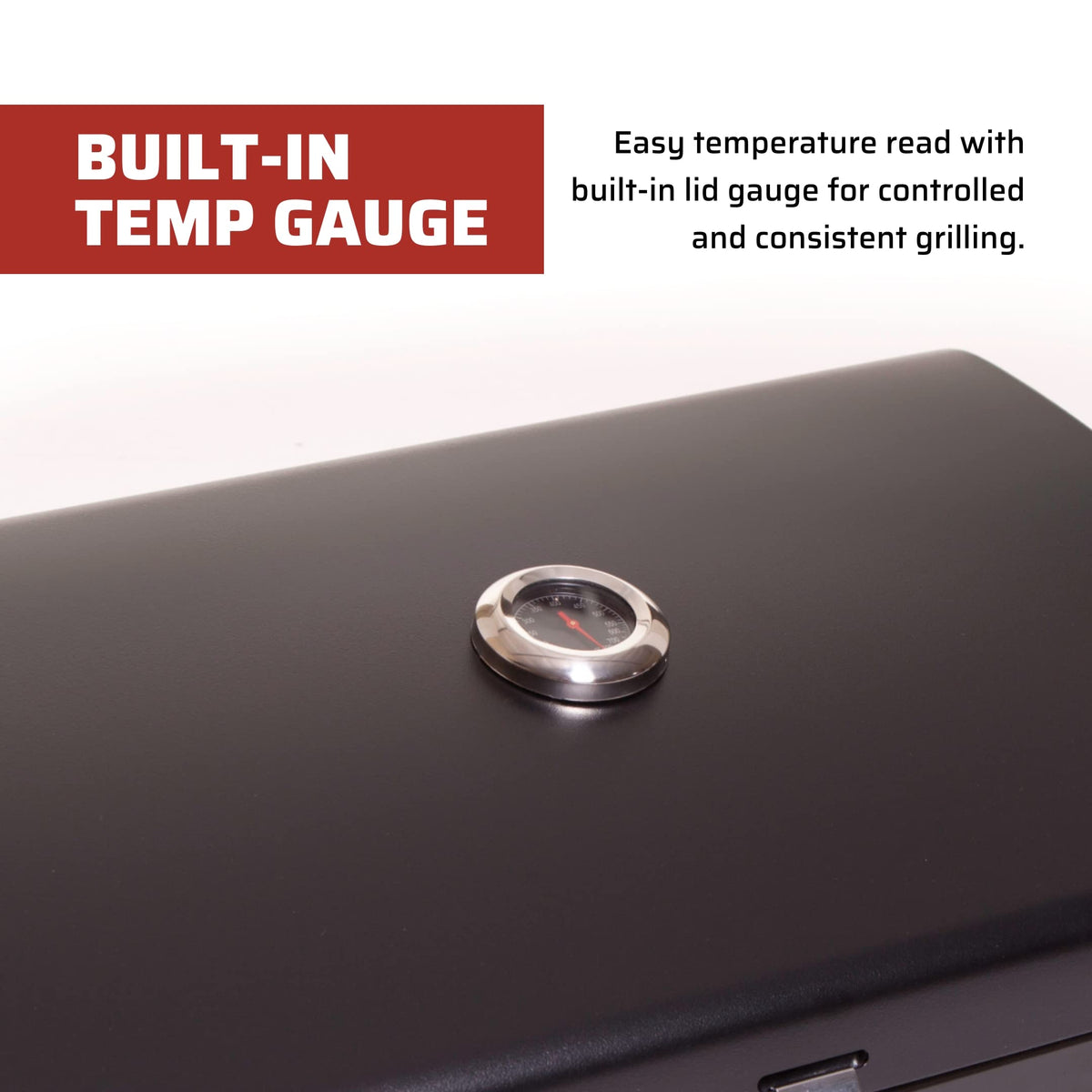 Camp Chef Deluxe BBQ Grill Box, Single Burner Accessory, Cooking Dimensions: 14 in. x 16 in, Black