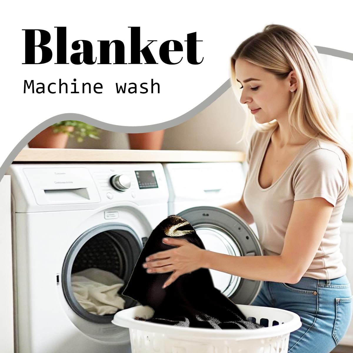 HUNXIAOJ African American Woman Blanket Throw Black Gold Print Flannel Blanket Gifts for Girls Female Women African American Couch Bed Living Room Home Decor 49"x59"