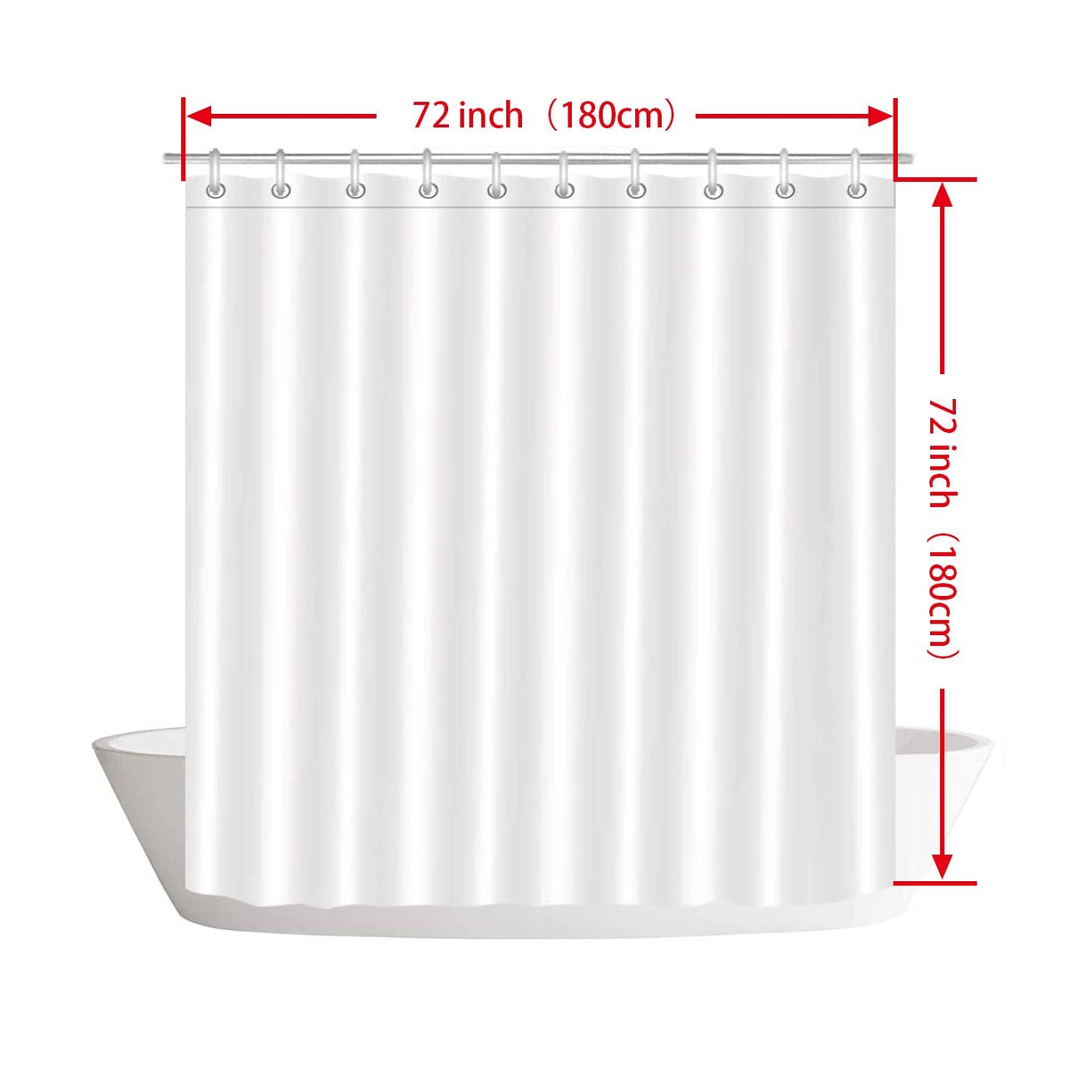 ahbreton Shower Curtains Fabric, Funny Halloween Smoke Skull Horror, Decorative Cloth Print Design Polyester, Bathroom Curtains Set with 12 Hooks(72x72 Inch)(WJ821)