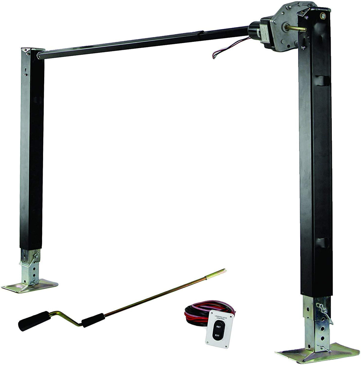 Lippert 5th Wheel Landing Gear Lead Drop Leg, 29-1/2" Universal Replacement with Snap Pin, Durable Powder-Coated Assembly - 179013