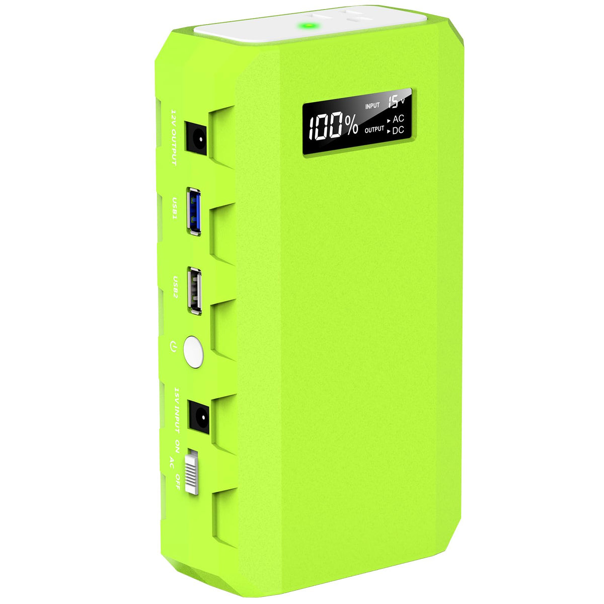powkey Portable Power Station with AC Outlet, 65W/110V External Battery Pack 24000mAh/88.8Wh Power Pack, Portable Power Source Supply Backup for Outdoor Tent Camping Home Office