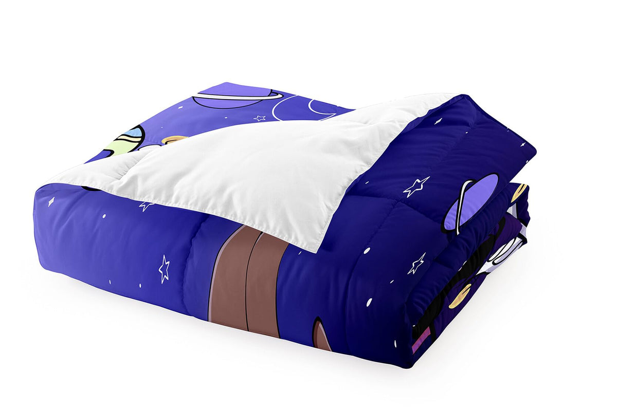kodhyvj Black Girl Bedding Full Size Girls Comforter Set for African American - Purple Princess Bed Set with 1 Comforter + 2 Pillowcases