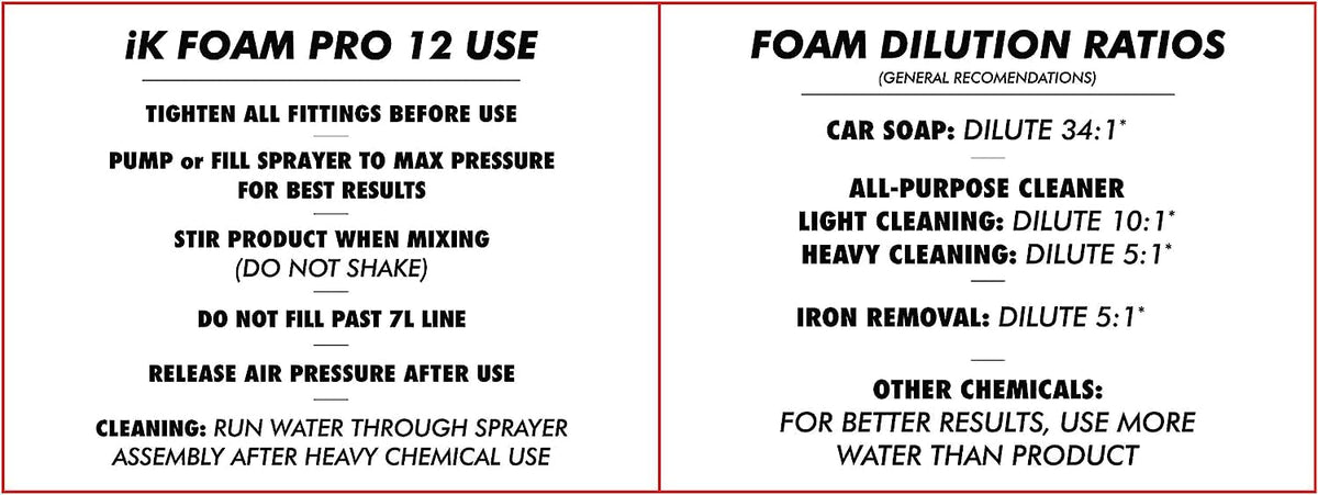 Foam Pro 12 Sprayer with Keychain