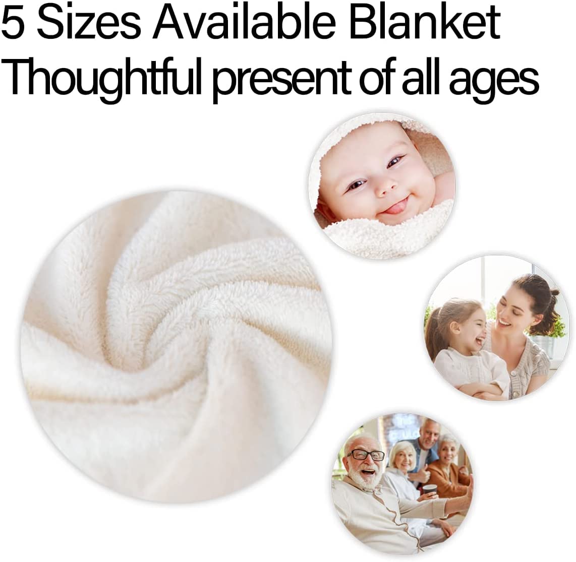 jejeloiu Kids Black White Fleece Throw Blanket Throw 50"x60", Flannel Blanket Plush Fuzzy Geometric for Bed Couch Chair Living Room Boys Girls Modern Art