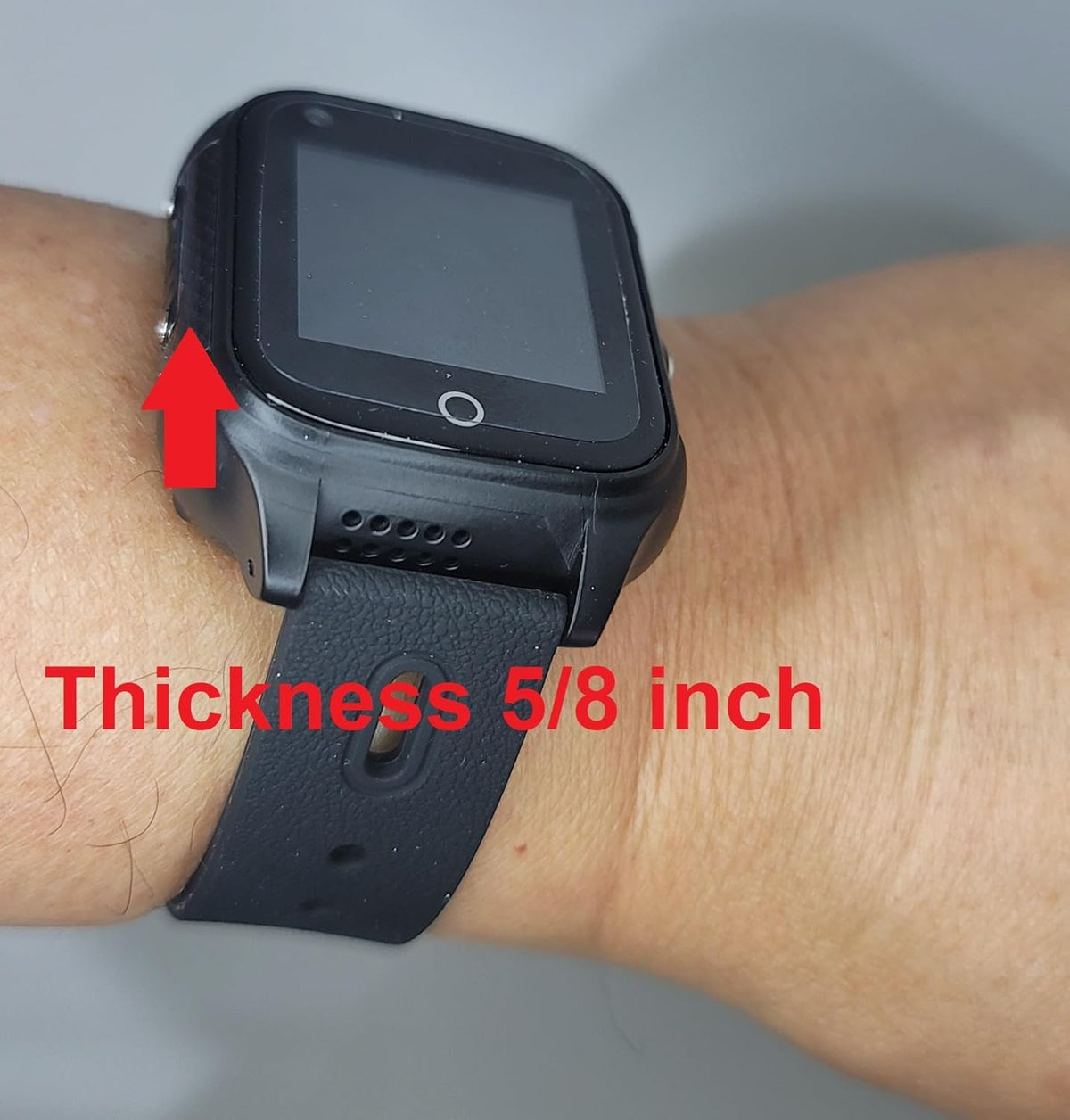 SkyAngel911Wrist Smart Medical Alert Watch – No Contract, One-Time Cost, Fall Detection + 911 Call from Wrist, Waterproof Health & Safety Watch, 2-Way Voice, Emergency Assist for Seniors & Adults