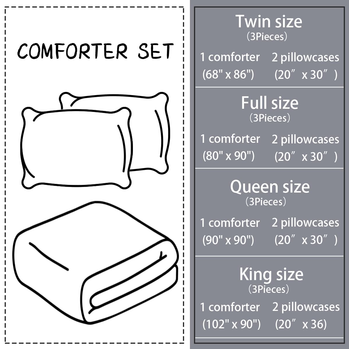 Tuzaovy Queen Size Bedding Sets for Girls - Pink and Black Comforter Set, Kawaii Paris Bedroom Comforter