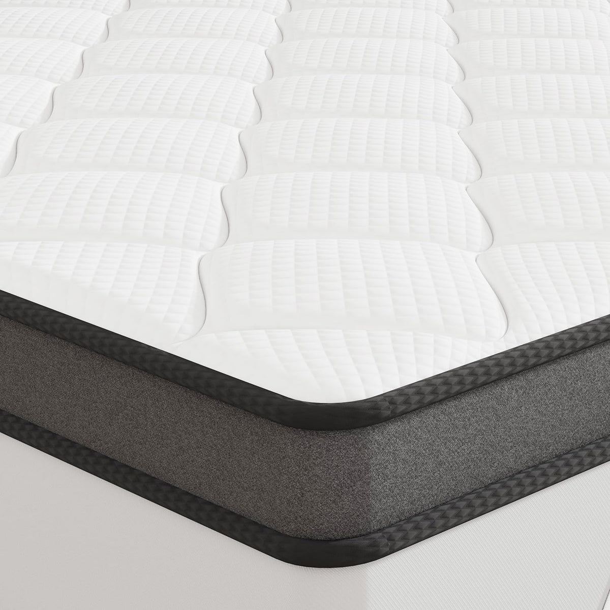 ELEMUSE 3 Inch Full Size Memory Foam Mattress Topper, High Density Gel Foam Bed Toppers with Cooling Pillowtop for Back Pain Relief, Medium Firm Mattress Pad for Comfort Body Support