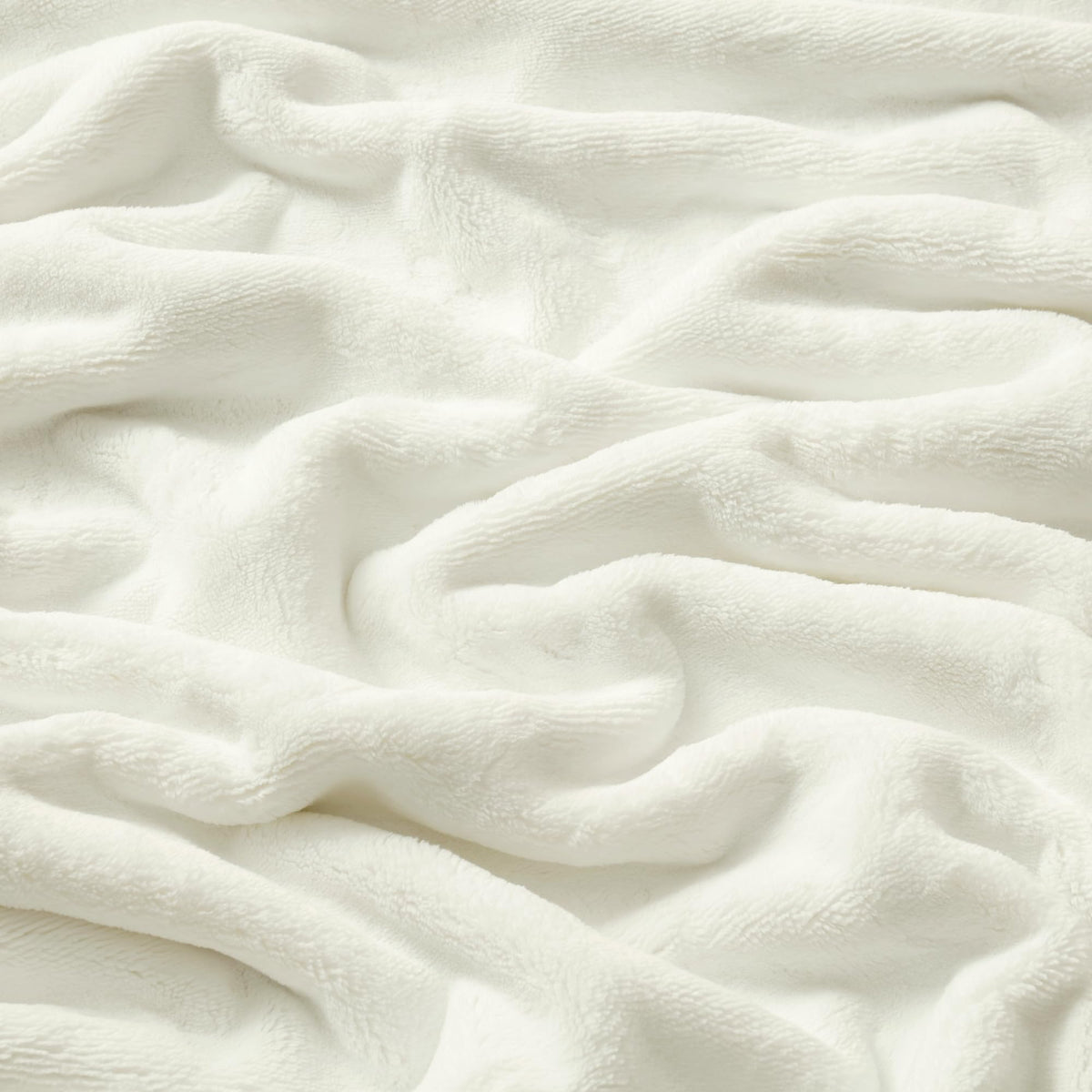 Brookstone Nap Plush Throw Blanket for Couch | Warm & Super Soft Blanket with Unmatched Heavy, Dense, and Ultra-Comfy Throw | Luxurious Drape, Cozying Up on a Sofa, Chair | Ivory