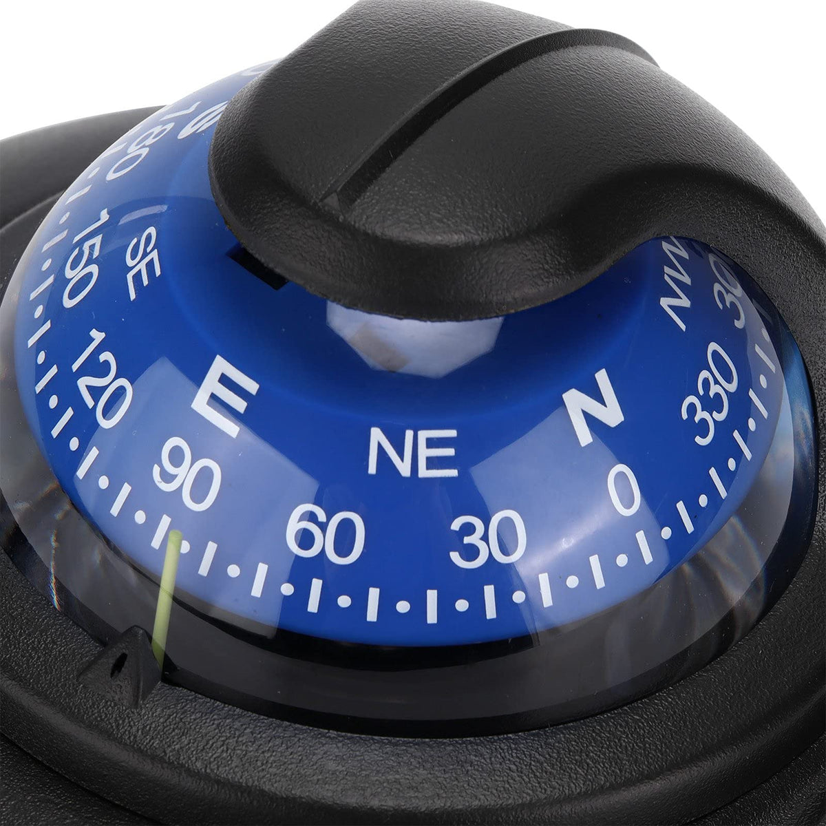 Wene Boat Compass Dash Mount Flush, Boating Compass Dashboard Suction with LED Light, Navigation Marine Compass Boats Surface Mount Electronic LED Light Marine Digital Compass for Car Boat Truck