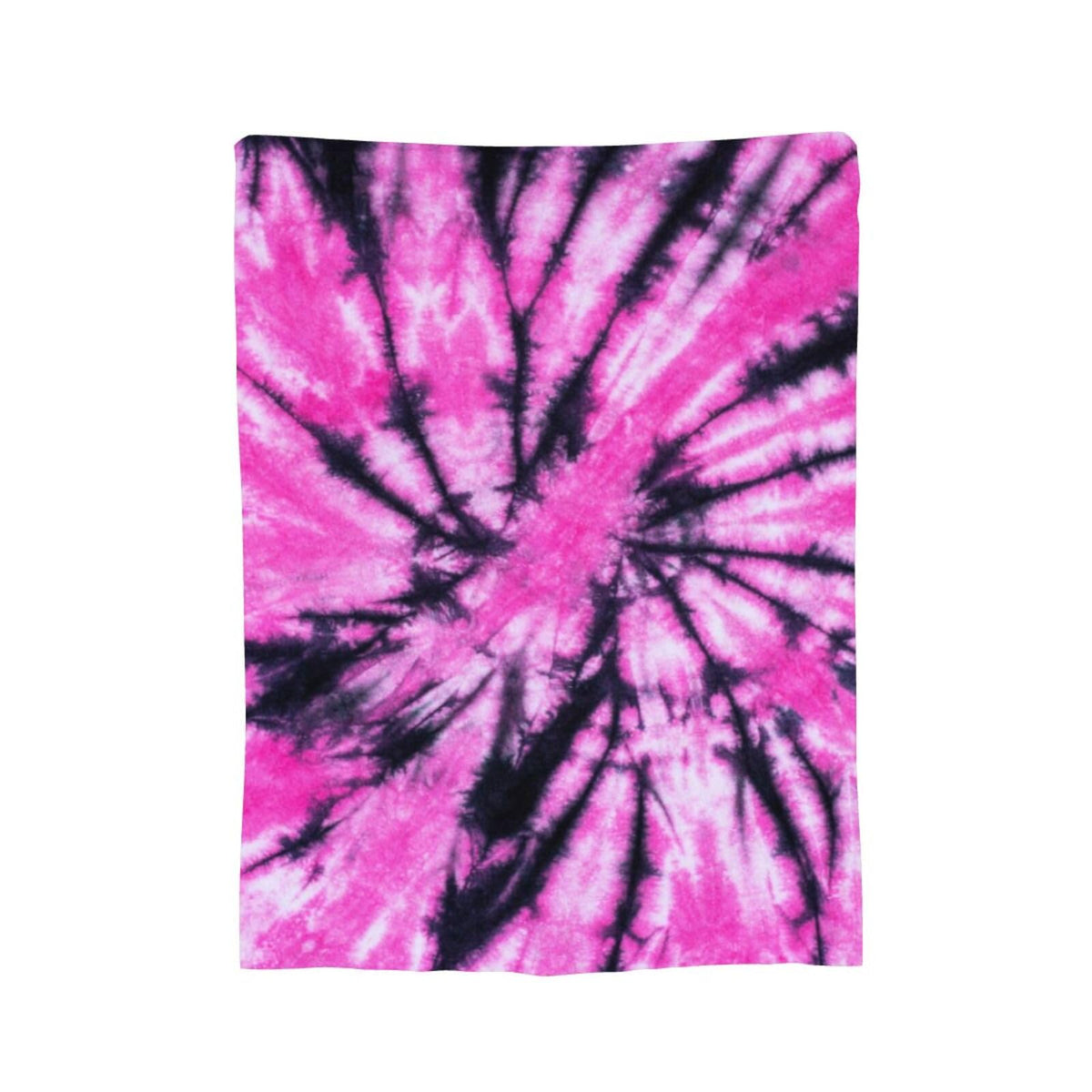 Gbuzozie Pink and Black Tie Dye Fleece Blanket Lightweight Ultra-Soft Throw Blanket for Sofa Couch Bed Camping Travel - Super Soft Cozy Microfiber Blanket 60"X50"