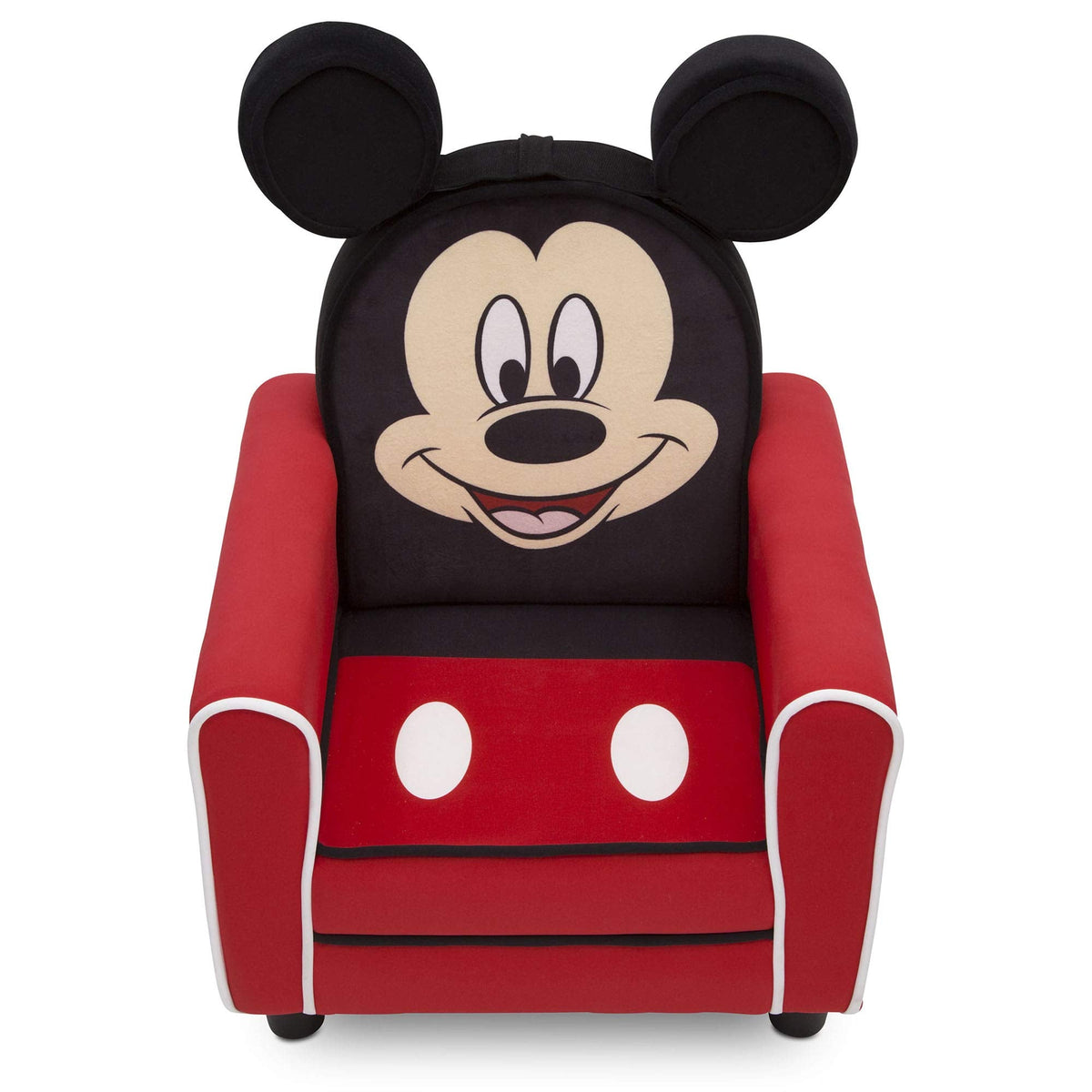 Delta Children Figural Upholstered Kids Chair, Disney Mickey Mouse
