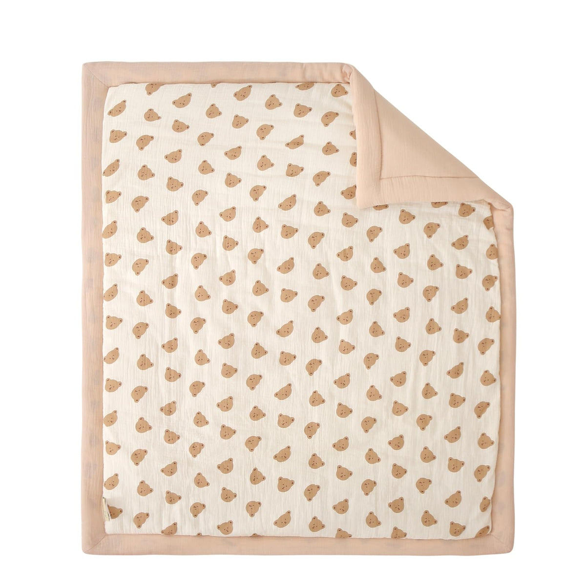 CLoucl Cotton Muslin Toddler Comforter/Quilt,Ultra Soft & Breathble Muslin Toddler Blanket,All Season Baby Blankets for Boys and Girls, Machine Washable,41"x48"