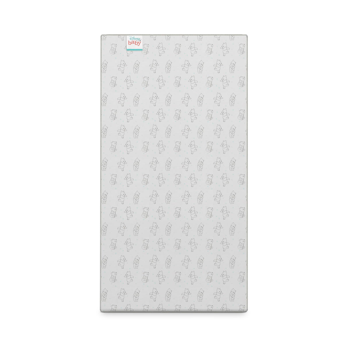 Delta Children - Disney Winnie the Pooh Crib & Toddler Mattress - Dual-Sided - Waterproof - GREENGUARD Gold Certified - Non-Toxic - Lightweight - Made in USA - Sustainable Fiber Core - 52"L x 27.5"W