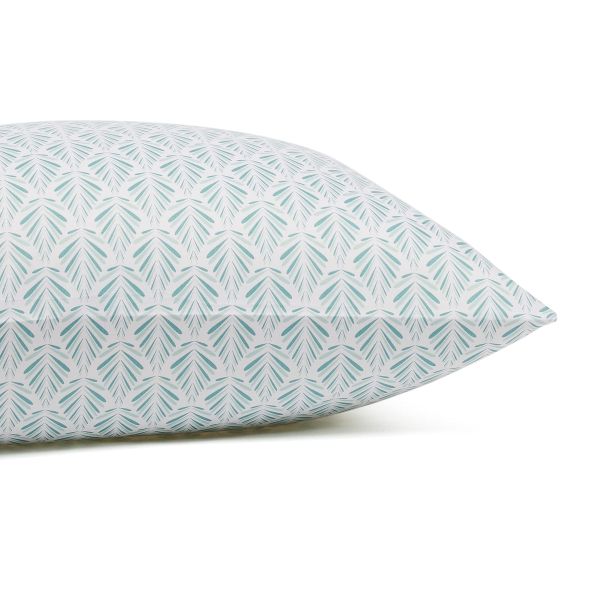 Amazon Basics Lightweight Breathable Wrinkle Resistant Brushed Microfiber 3-Piece Bed Sheet Set with 14-Inch Deep Pockets, Twin, Aqua Fern, Floral Bedding