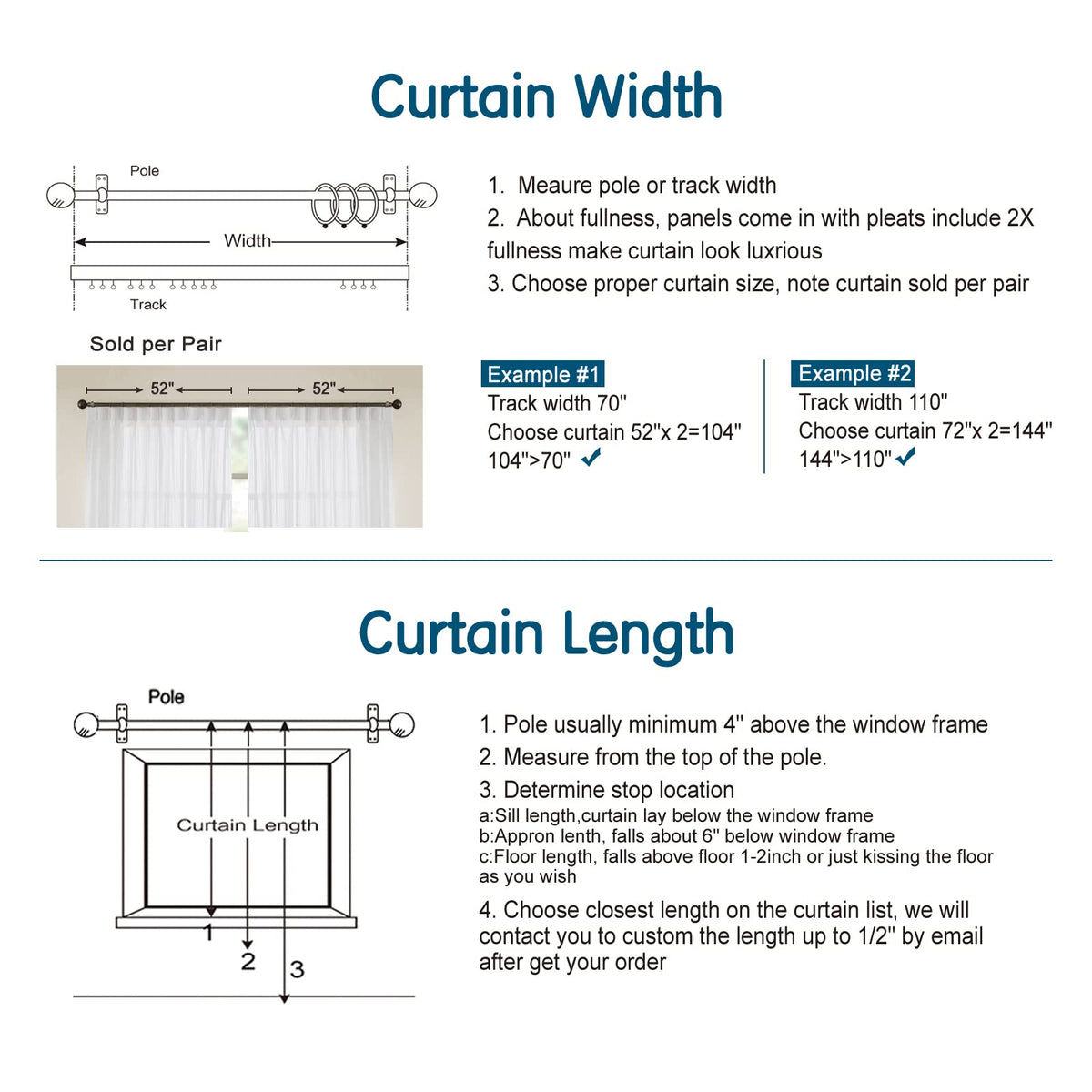 LETAU Off White Sheer Curtains 96 inches Long, Pinch Pleated Lace Little Waves Window Sheer Curtains Panels Drapery, 42" W x 96" L, 2 Panels