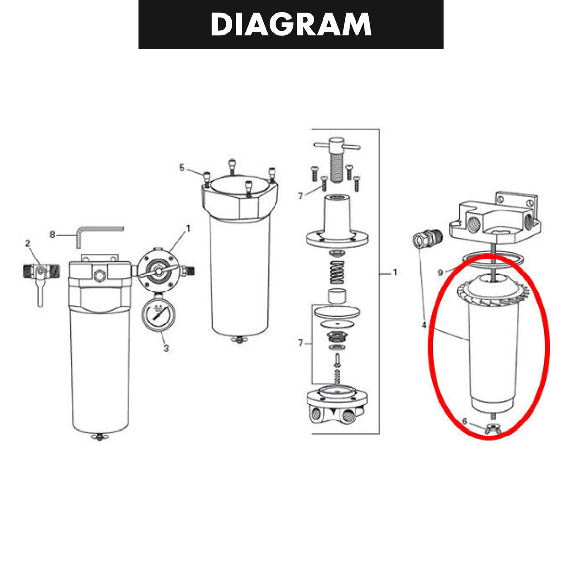 CamAir QC3 Replacement Desiccant 130524-1 Each