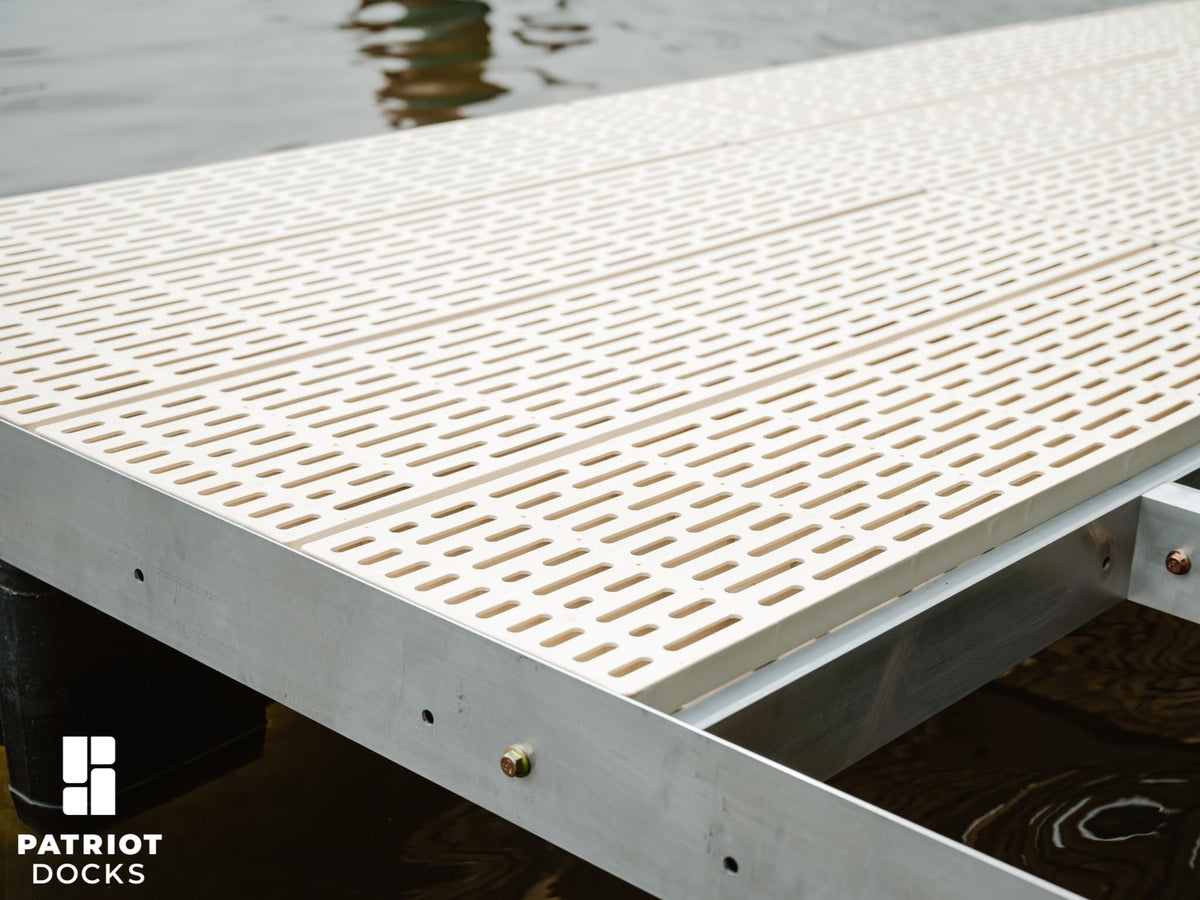 Patriot Docks 4'x4' Tan Poly Decking Panel (10861)