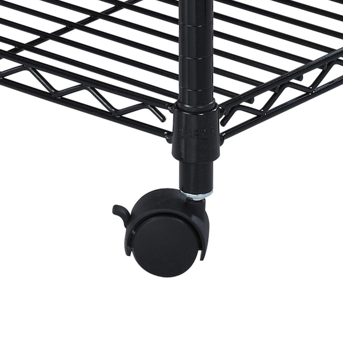 Safco Compact Rolling Cart, Fits Letter and Legal-Size Hanging Folders, Mobile File Storage, Steel, Black