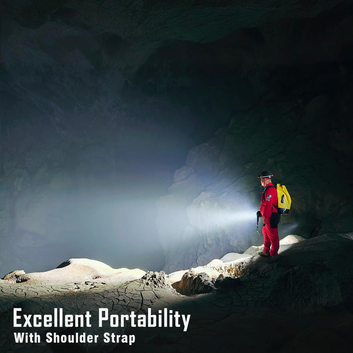 IMALENT MS32 Brightest Flashlight 200,000 Lumens 5,300 ft Beam, USB-C Rechargeable Ultra Bright Light with OLED Display & 8 Modes for Emergency, Search, Rescue