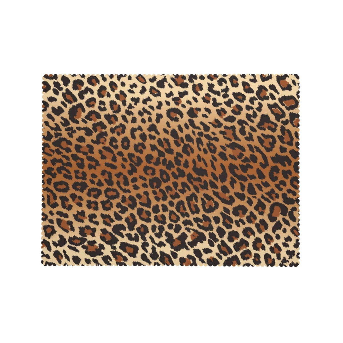 DRAVVIX Leopard Pattern Rectangular Tablecloth, Brown Leopard Table Cloth Washable Tablecloths Decorative Table Cover for Kitchen, Dining, or Parties 54x72 Inches