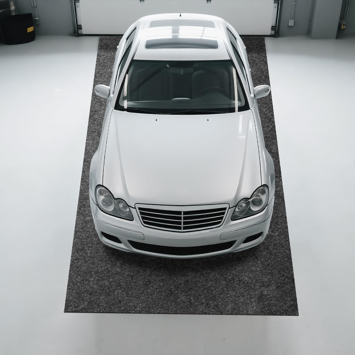 WELKIN Garage Floor Mat (20' x 7'4") – Absorbent Oil Spill Mat with Waterproof Backing – Protects Surfaces & Prevents Stains – Reusable, Washable, Durable, Cut-to-Fit