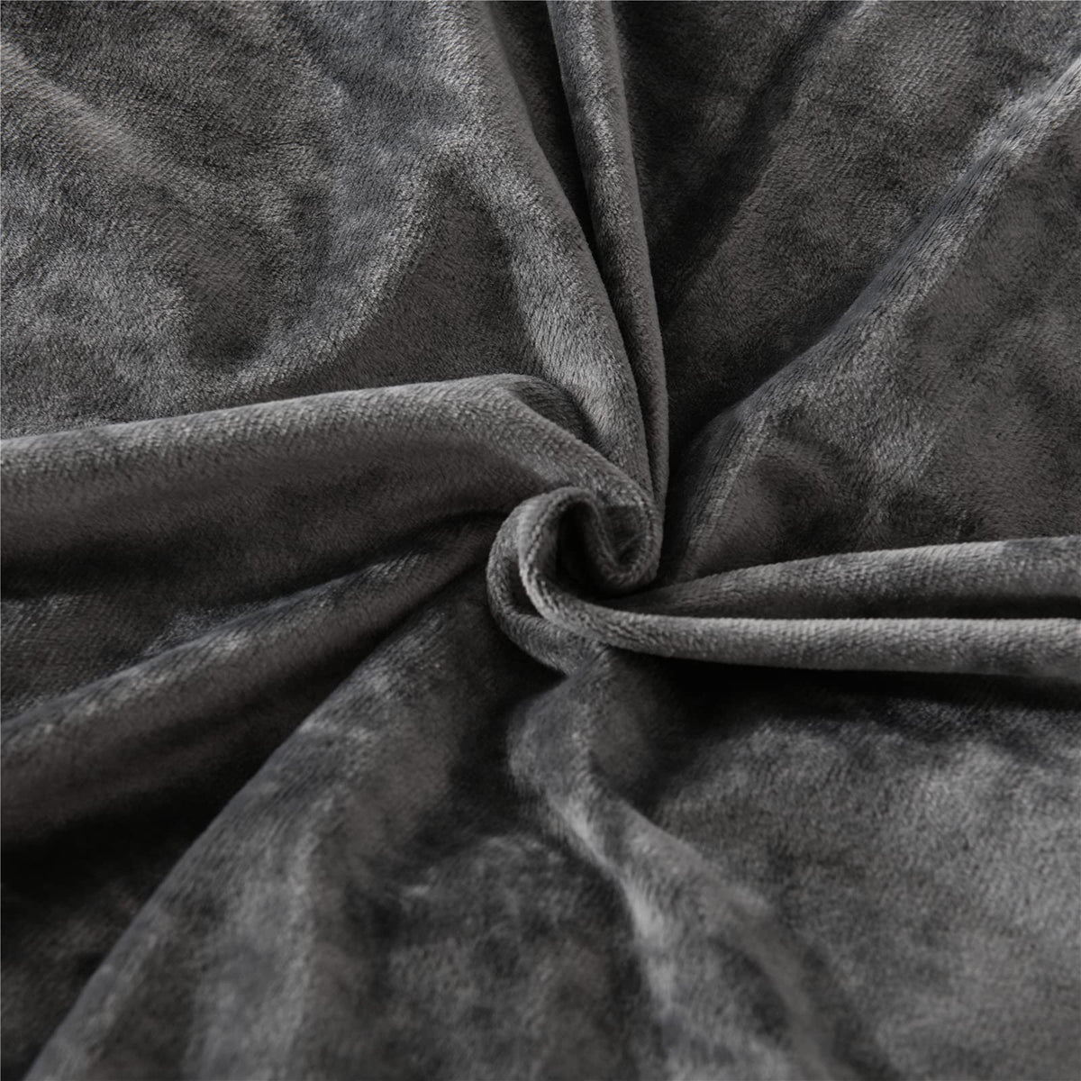Sunshine Nicole Distressed Velvet Comforter Set, Distressed Velvet Face and Brushed Solid Microfiber Reverse, with Light Weight Soft Poly Fill, 5 Pieces Grey, King