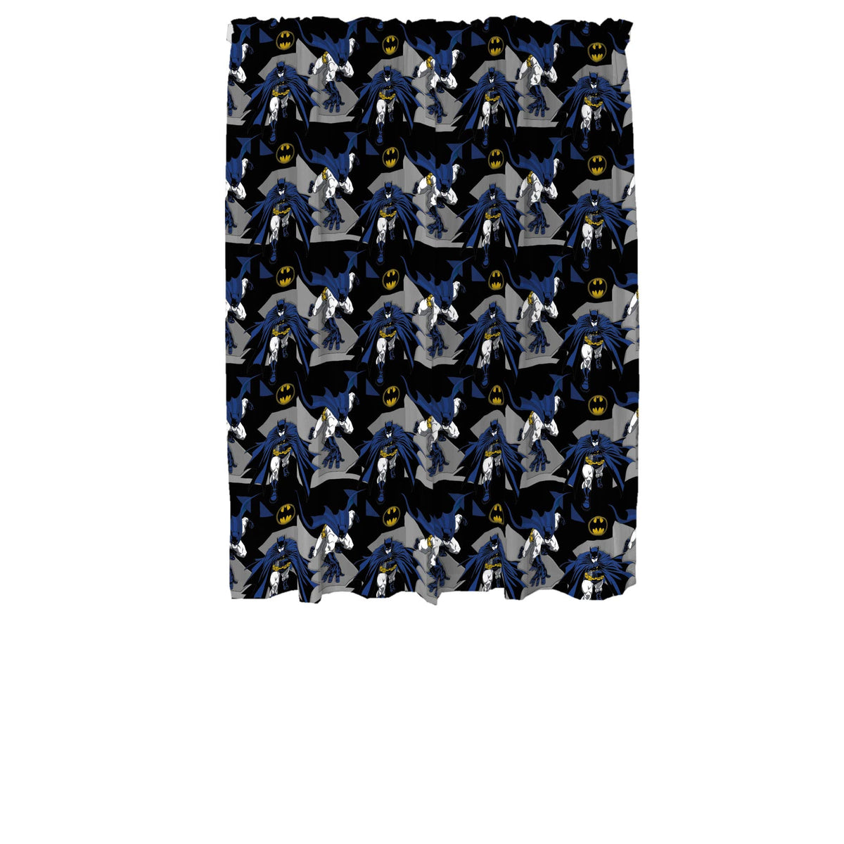 Franco Kids Room Window Curtains Drapes Set, 82 in x 63 in, Batman
