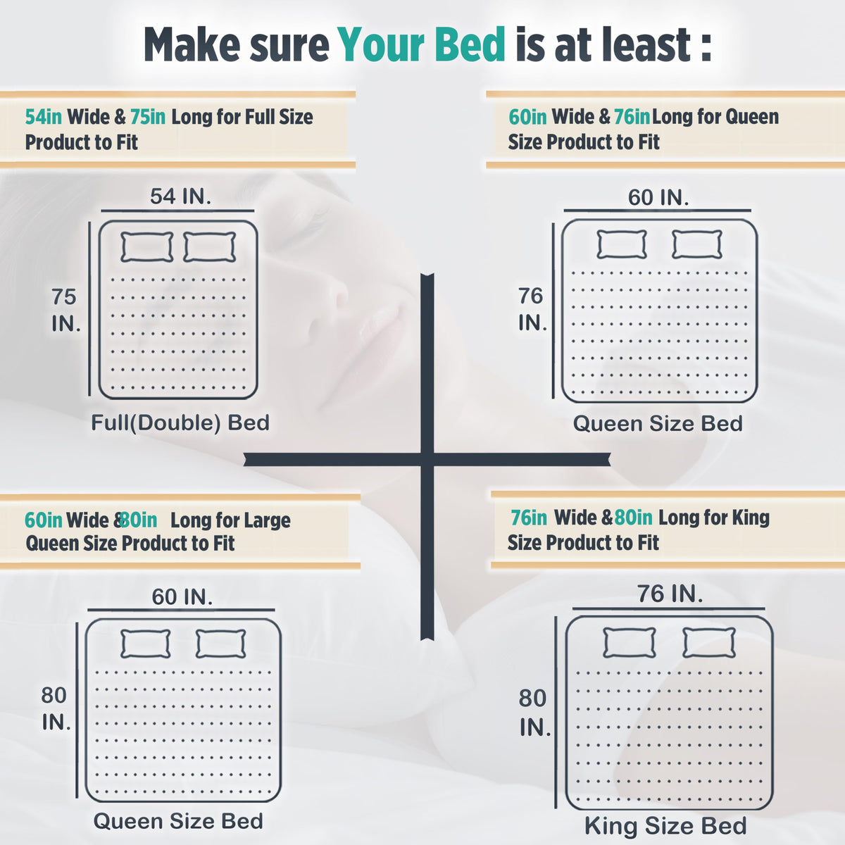 Imperijade 10mm Bunkie Board (60”x76”Queen Size) | Lightweight Design, Low Profile Bed Support, Breathable, Noise Minimizing, Moisture Resistant, Split Fully Assembled | Bed Support