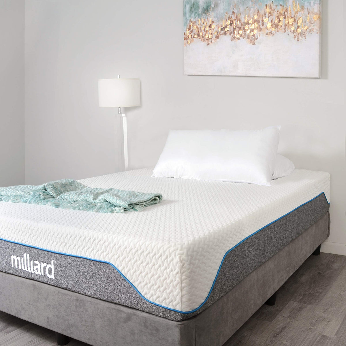 Milliard 10-Inch Memory Foam Twin Size Mattress, Pressure-Relieving - Firm Memory Foam Mattress, Best Mattress for Classic Comfort, Restful Sleep Mattress Firm - Soft Memory Foam Mattress
