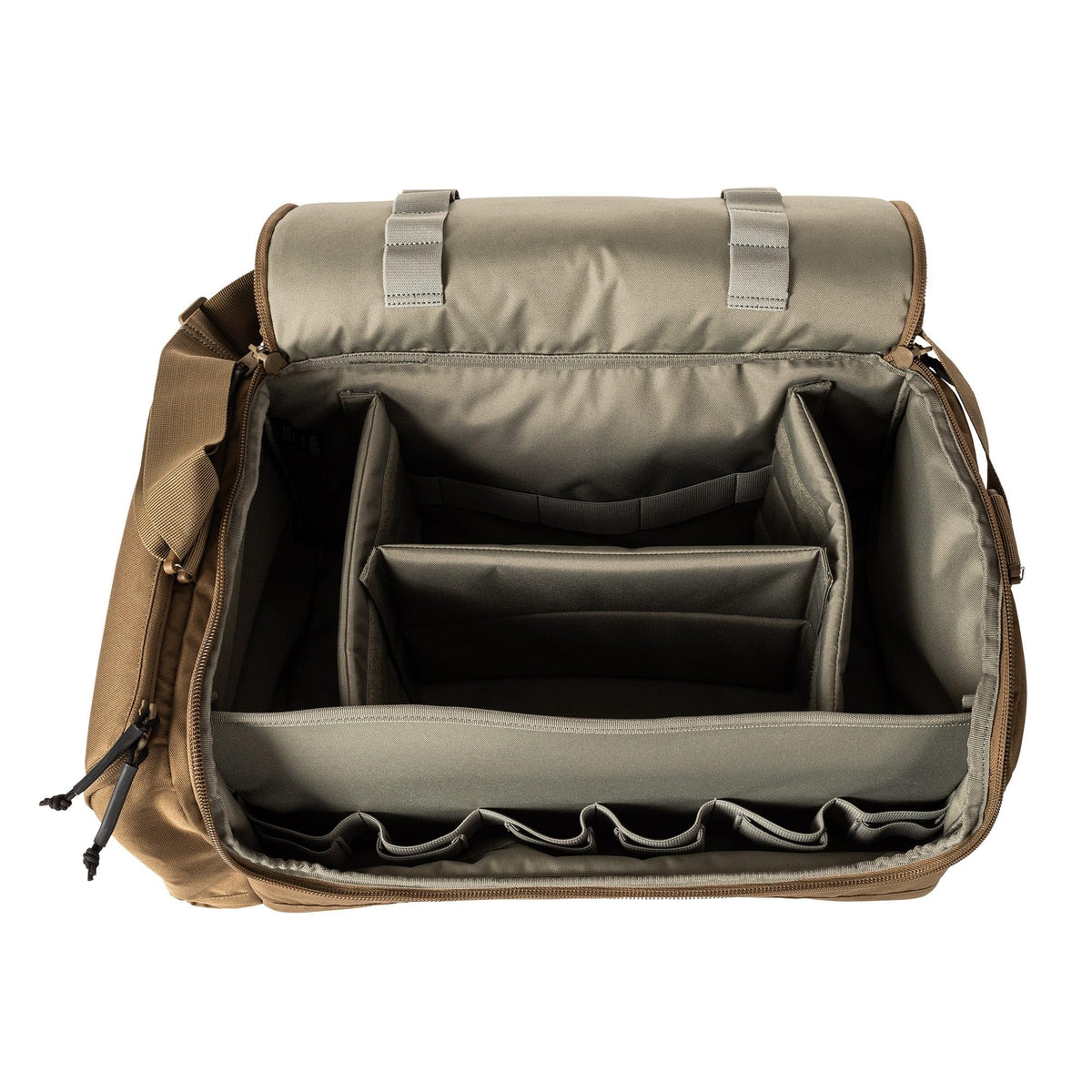 5.11 Tactical Range Ready Trainer Bag, Molle Duffle Pack with Shoulder Strap for Secure EDC Training, Storage & Competition, Style 56567ABR, Kangaroo
