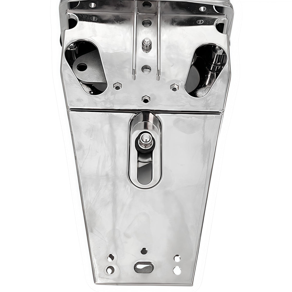 Zinc alloy control box installed on the top of the outer side of the ship for remote throttle control