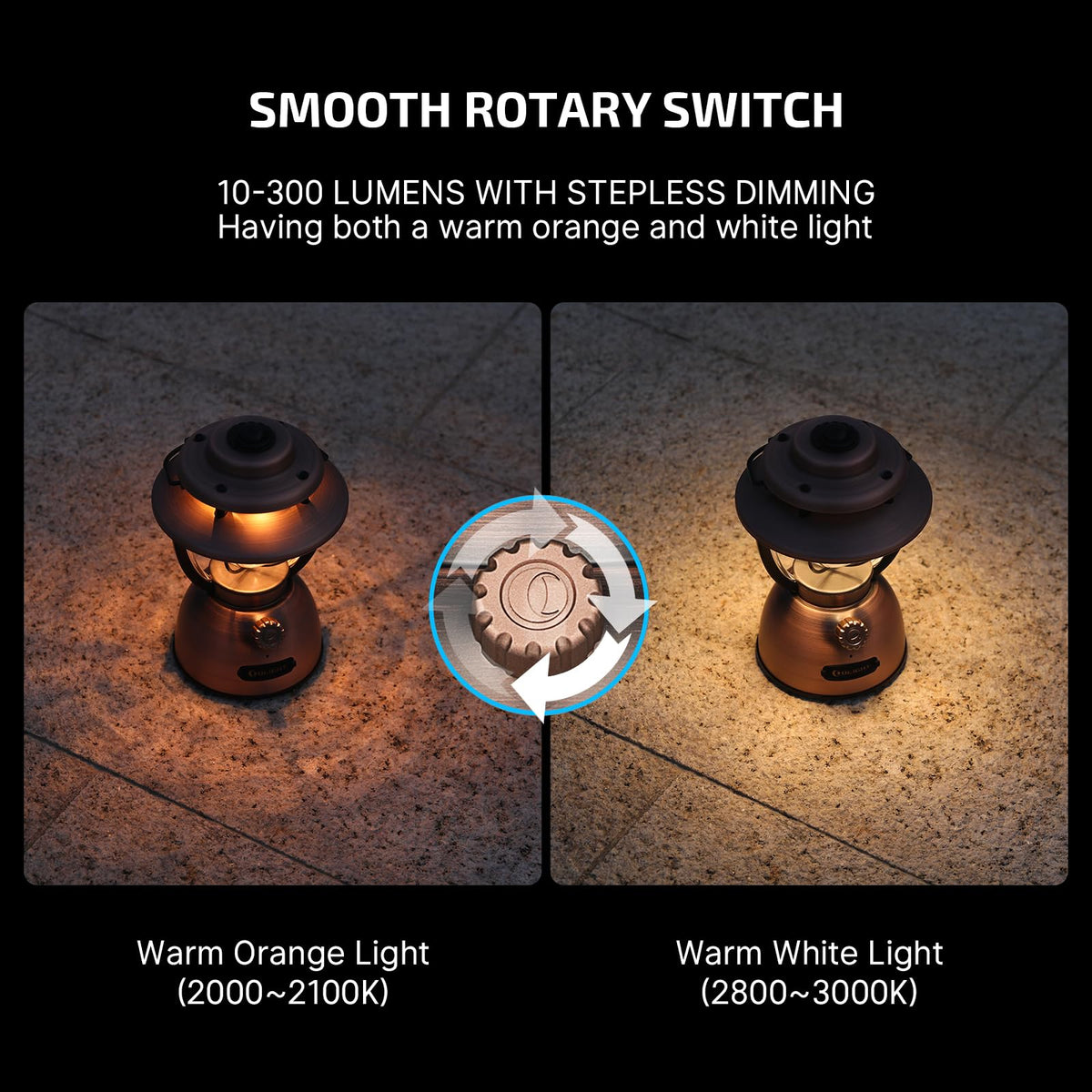 OLIGHT Ostrip 2 RGBIC LED Strip Light Bundle with Olantern Classic 2 Pro APP Control Camping Lantern