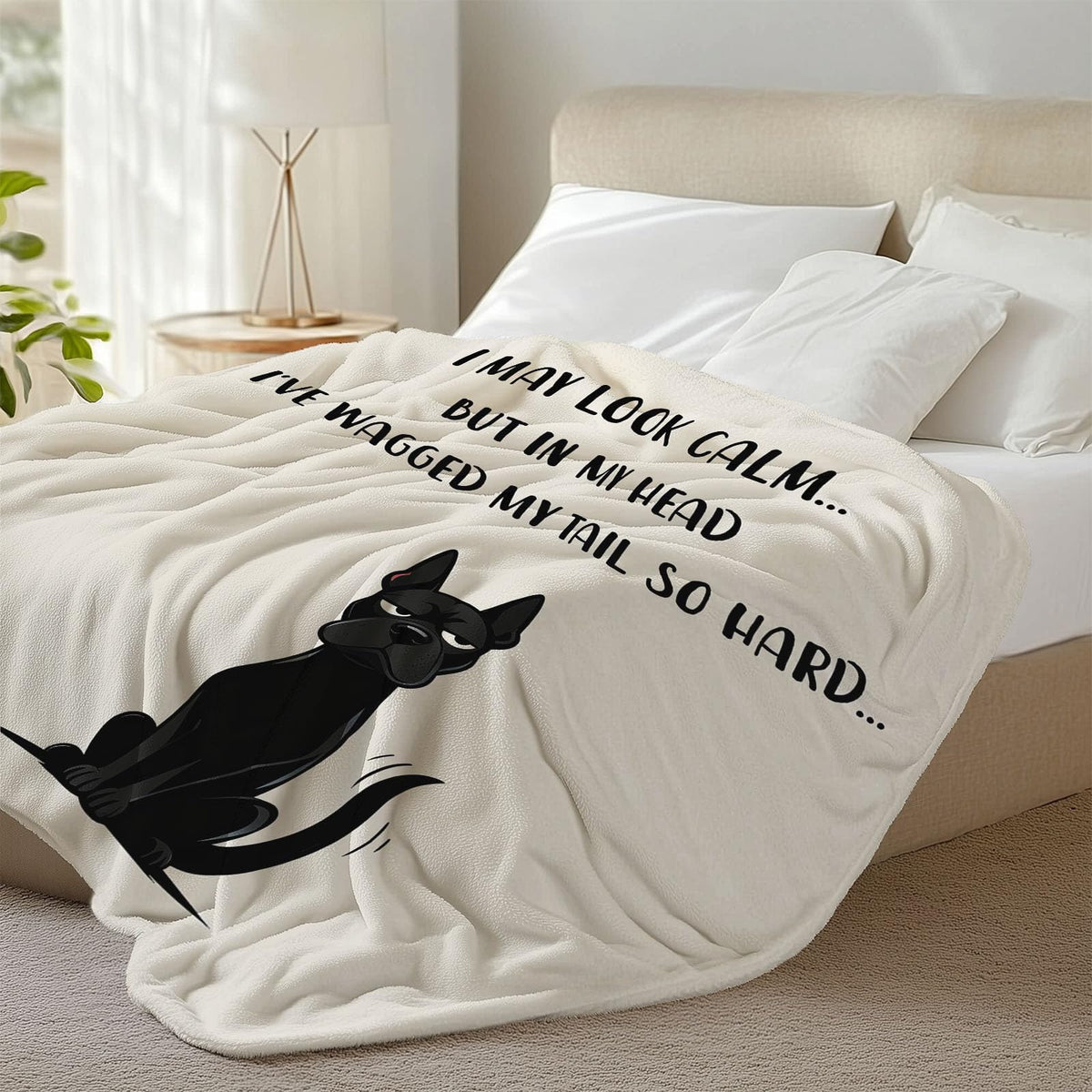 keepitcozi Funny Bull Terrier Gifts Blanket for Adult Kids, Unique Best Friend Birthday for Women Men, Gag Gift, Relaxation Stress Relief Gifts for Cowoker, Quirky Home Decor for Dog Lovers 50"x60"