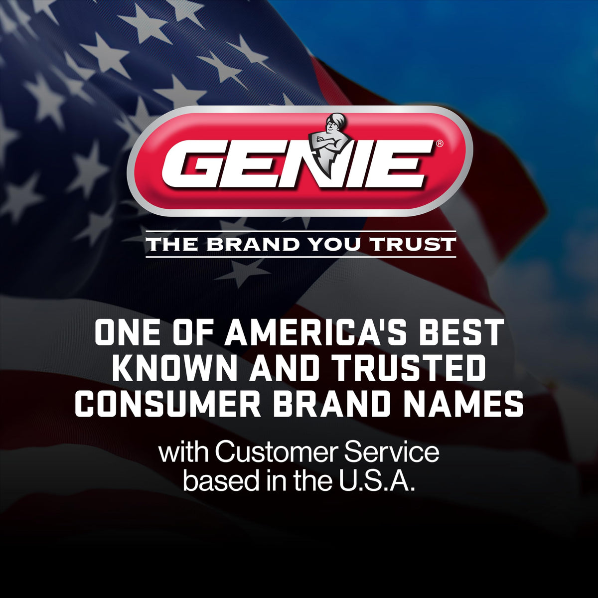 Genie Chain Drive 500 Garage Door Opener - Model 1035 - Reliable Chain Drive Garage Opener,Black