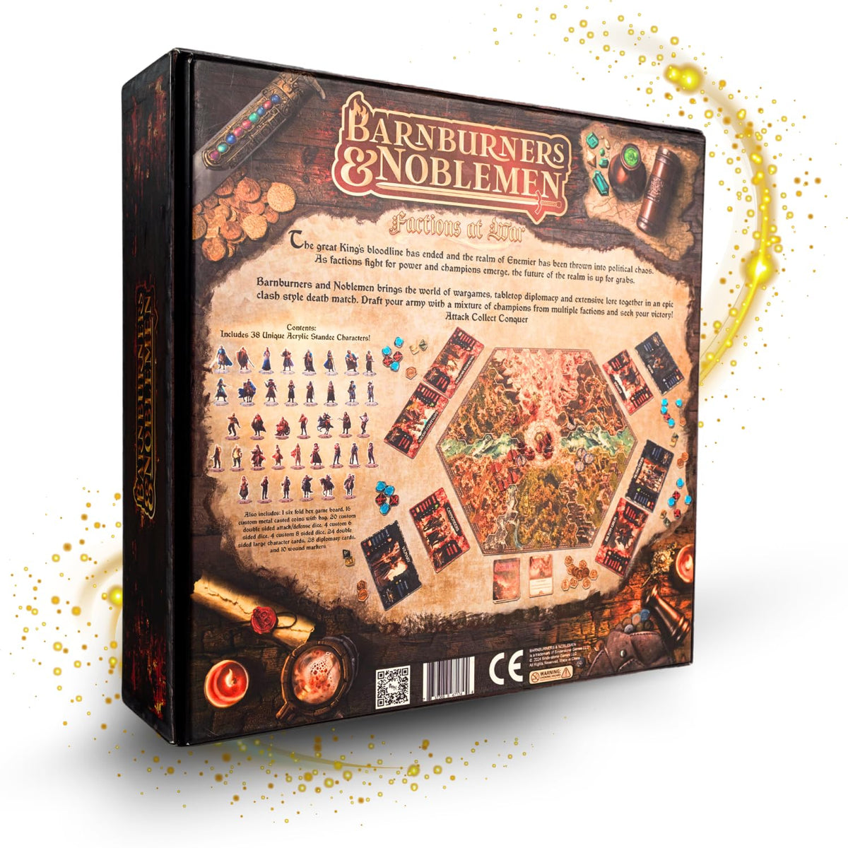 Barnburners and Noblemen: Master Set – Fantasy Tabletop Wargame, Competitive Strategy Game for 2–4 Players, Ages 12+