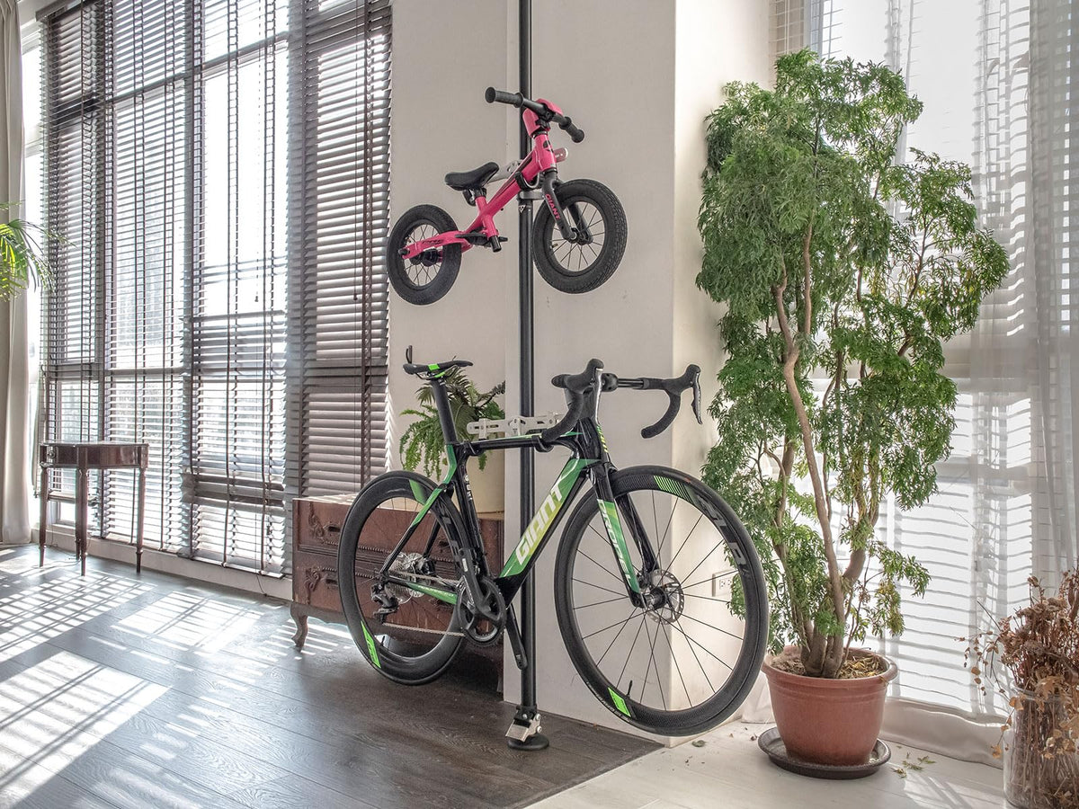 Topeak Dual Touch Bike Storage Stand , L x W x H 44 x 34 x 214 cm (Open) / 17.3” 13.4” x 84.3”