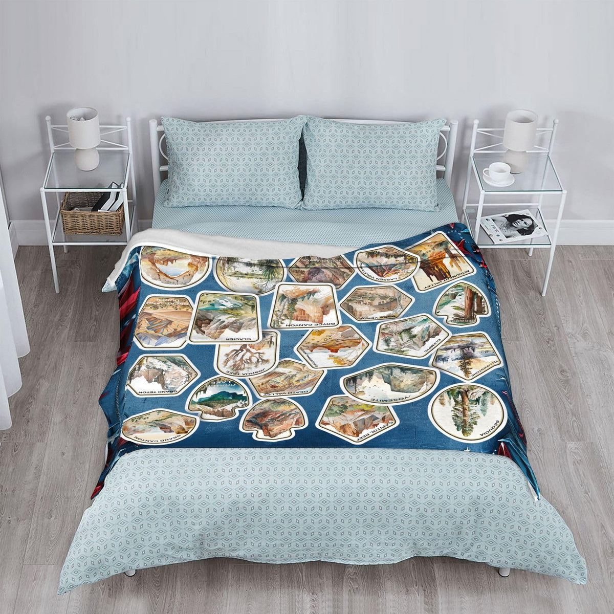 America National Park Throw Blanket for Women