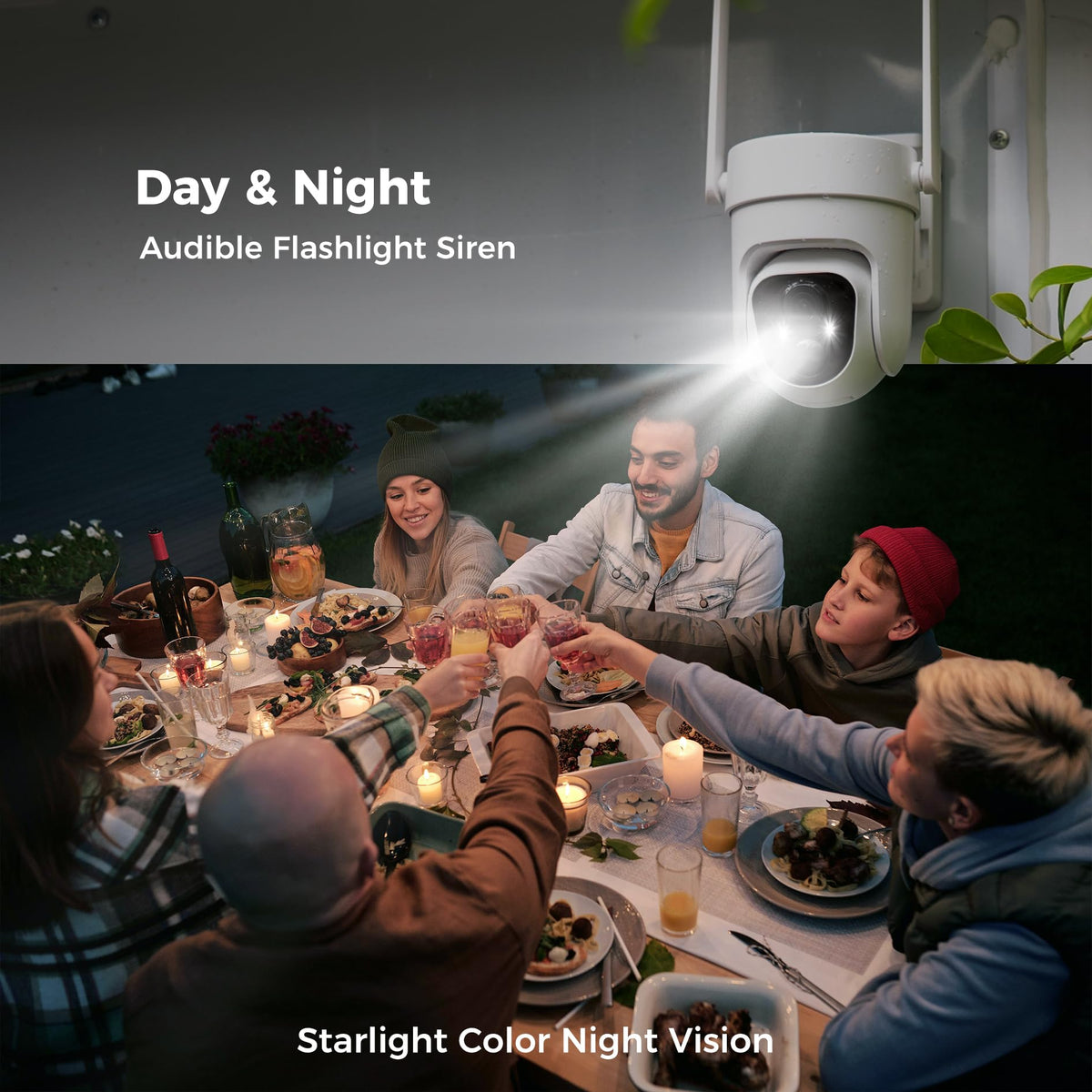 SOVMIKU Vicohome 2K AI Video Doorbell &Solar Security Camera Wireless Outdoor, Color Night Vision,Two Way Audio, Motion Detection, Easy to Setup,Audible Flashlight Siren 180 Days Care Plan