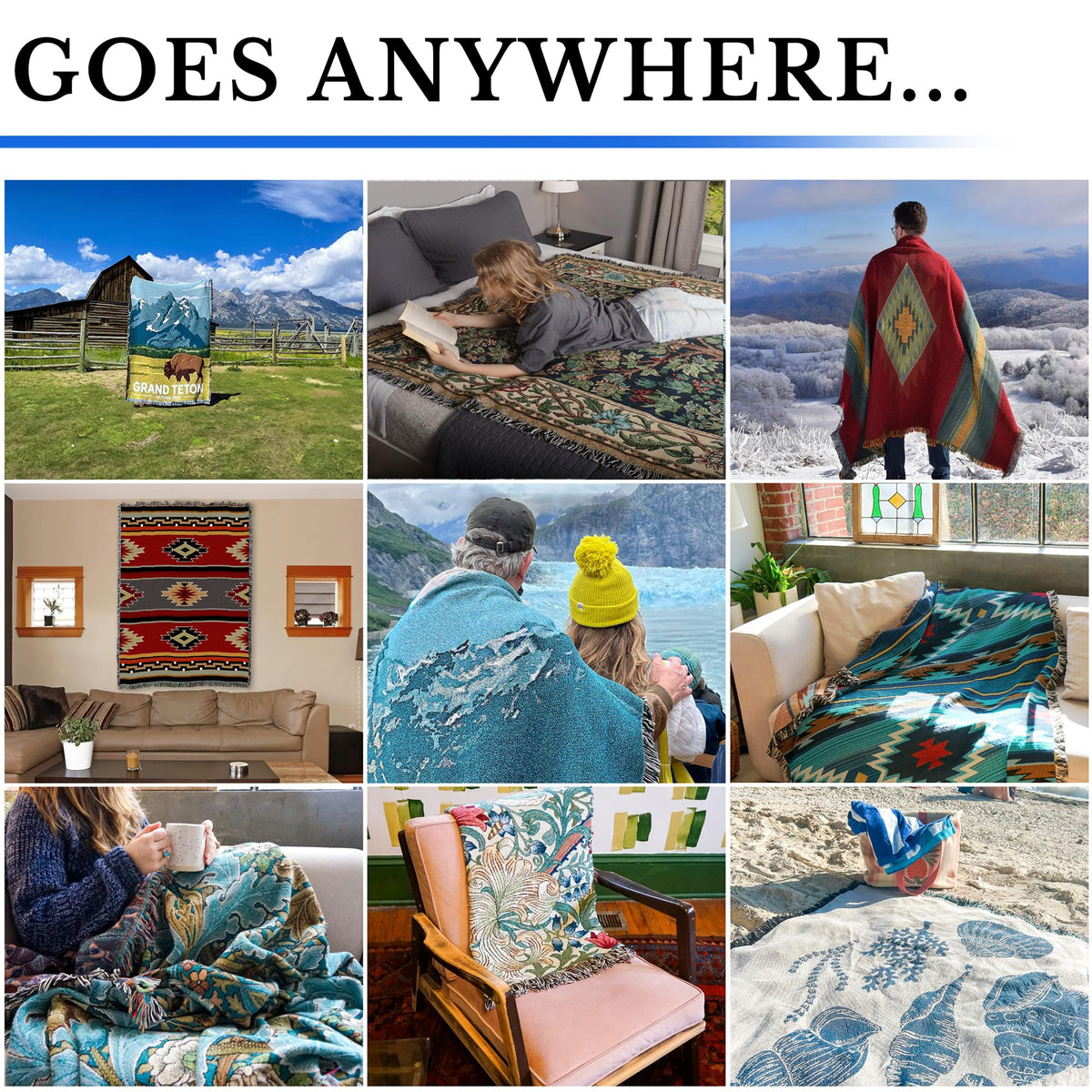 Pure Country Weavers Carried to Heaven on Wings of a Dove Blanket by Sherri Buck Baldwin - Sympathy Bereavement Gift Tapestry Throw Woven from Cotton - Made in the USA (72x54)