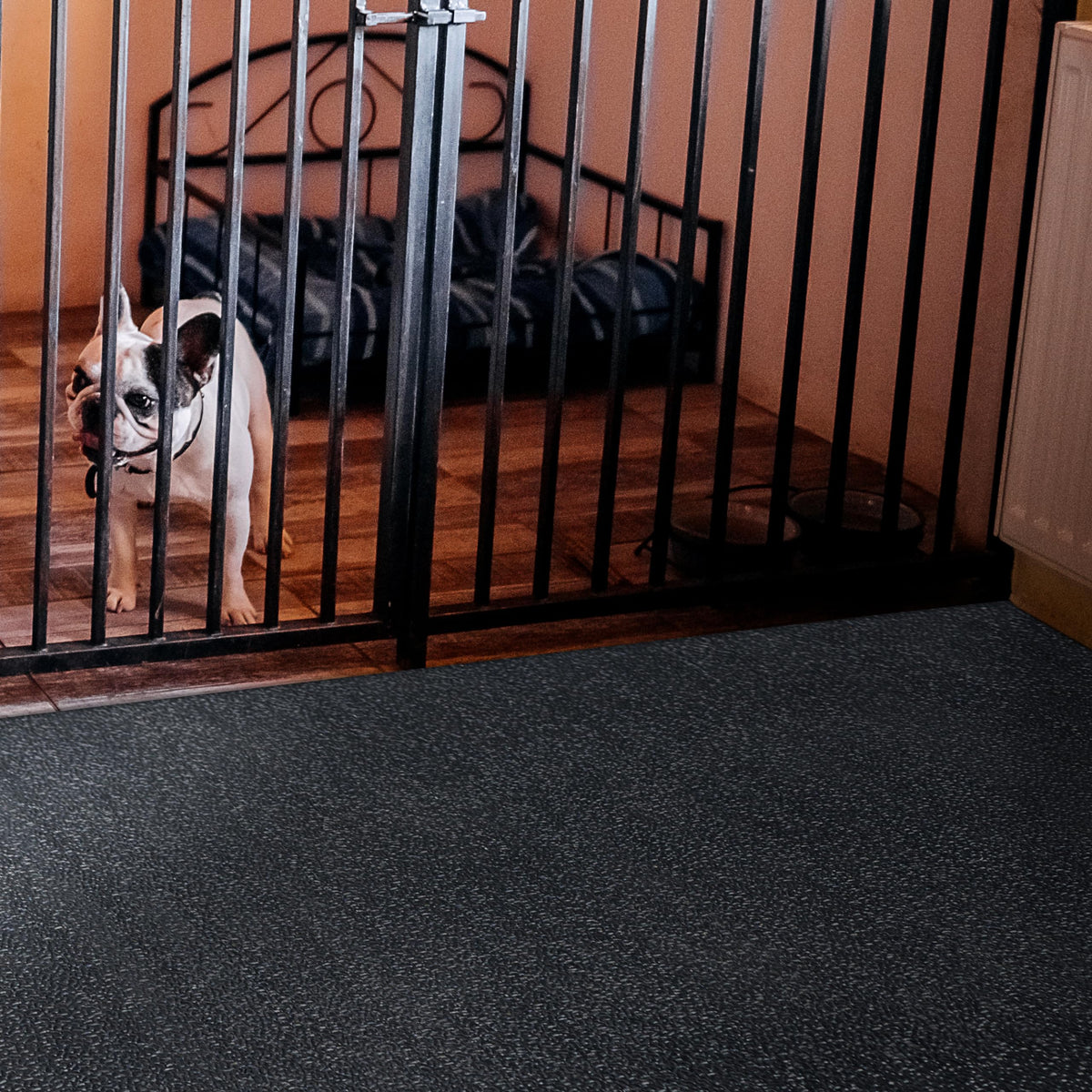 Heavy Duty Horse Stall Mats (20 Pack) - Stable Mats, Durable 3/4 in. Thick Rubber Flooring - Solid Black - 3.5' x 6' Mat for Stables, and More - 42 in. x 72 in. Stall Mat