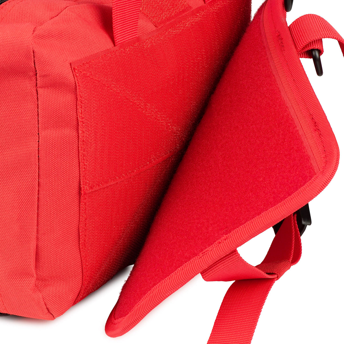 Scherber Vehicle IFAK Emergency Trauma Kit | 90+ Medical Supplies & Equipment, NAR Tourniquet & CPR Mask | Fully Stocked Rip Away Molle Pouch for Car, Home & Professional First Aid | Intermediate, Red