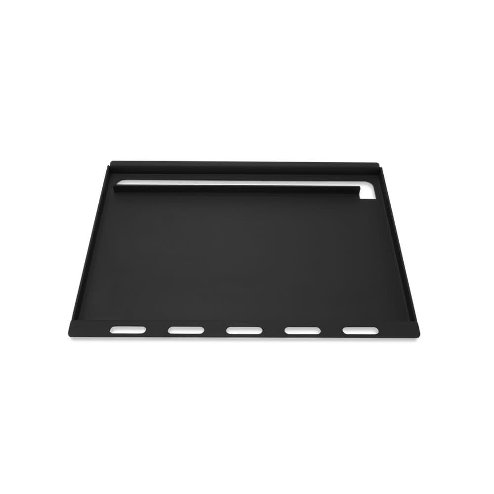 Weber Rust‑Resistant Outdoor Griddle Insert, Full‑Size – Pre-Seasoned Carbon Steel Griddle for Summit and Genesis 300 Series (3 Burners), Gas Grill Accessory