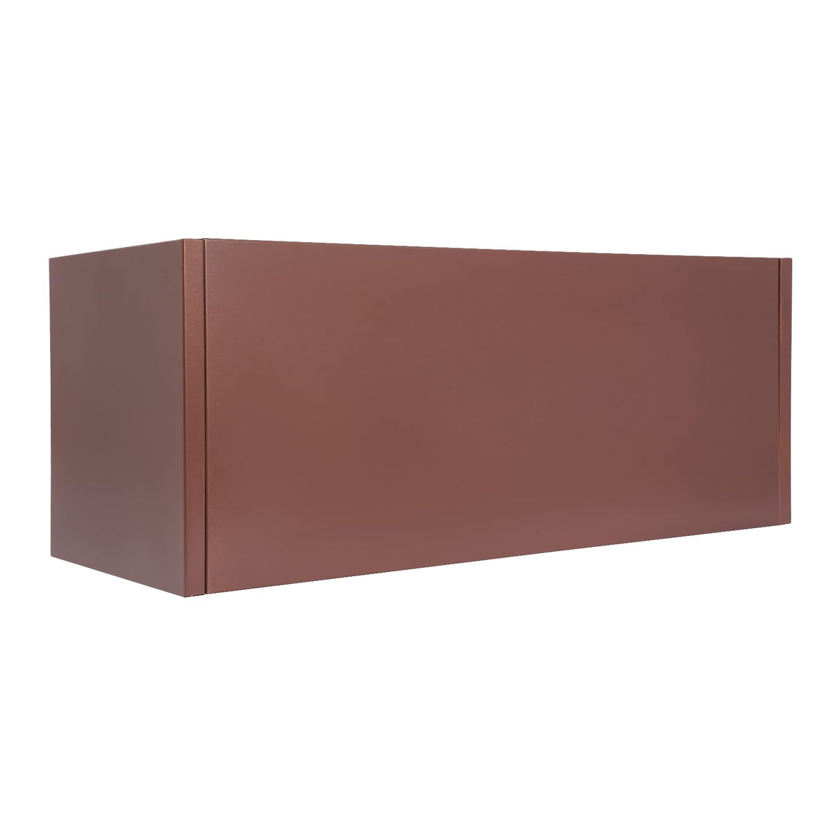 TFCFL Large Planter Box, Rectangular Steel Raised Garden Bed with Drainage, Outdoor Indoor Flower Pot for Balcony Patio, Heavy Duty Plant Container for Gardens, Halls, Terraces 38x15x15 Inch（Brown）