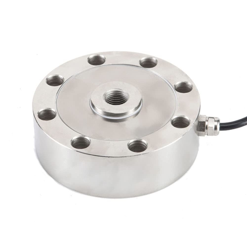 ATO Tension and Compression Load Cell Pancake Circular 2000kg Load Cell, Low Profile, High-Precision 2 ton Strain Gauge for Platform Scale, Truck Scale, Rail Weighbridge