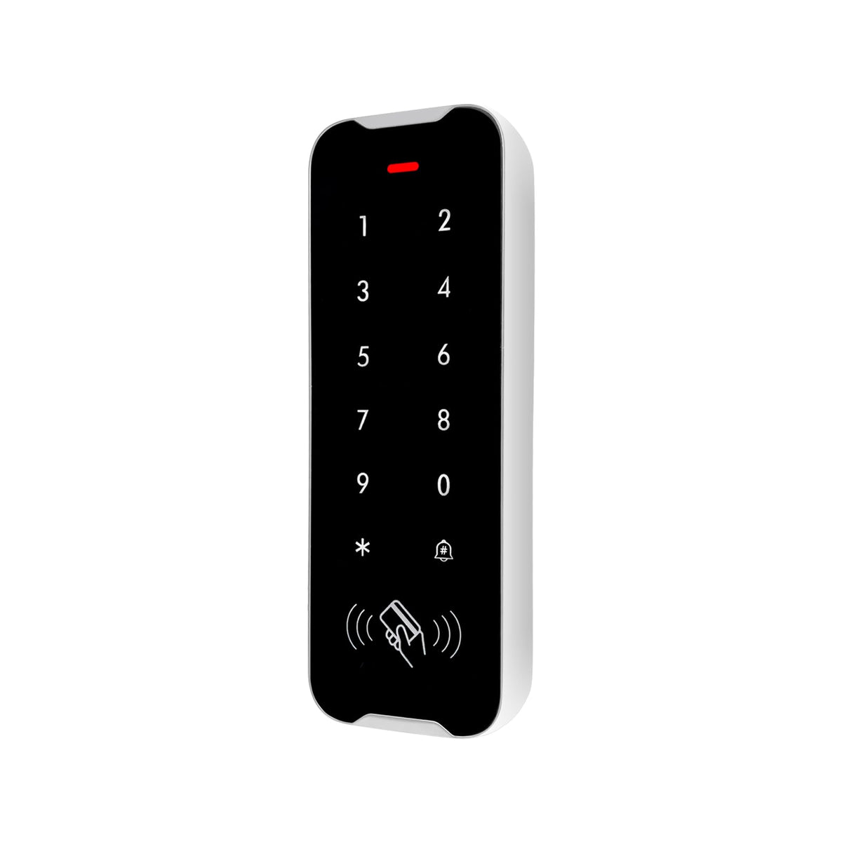Door Access Control Kit, RFID Keypad, 600LB Magnetic Lock Set, Exit Button, Doorbell, Power Supply Controller, 10 RFID Key Fobs (XC50-280kg-Kit)