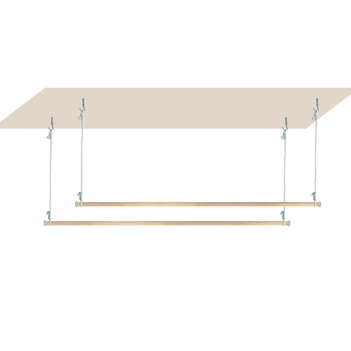 Beyeutao Bed Canopy Frame Adjustable Solid Wood Bed Poles Hanging Bed Pole Canopy Bed Frame Bed Curtains Frame Suitable for All beds 2Pcs 78 inches.
