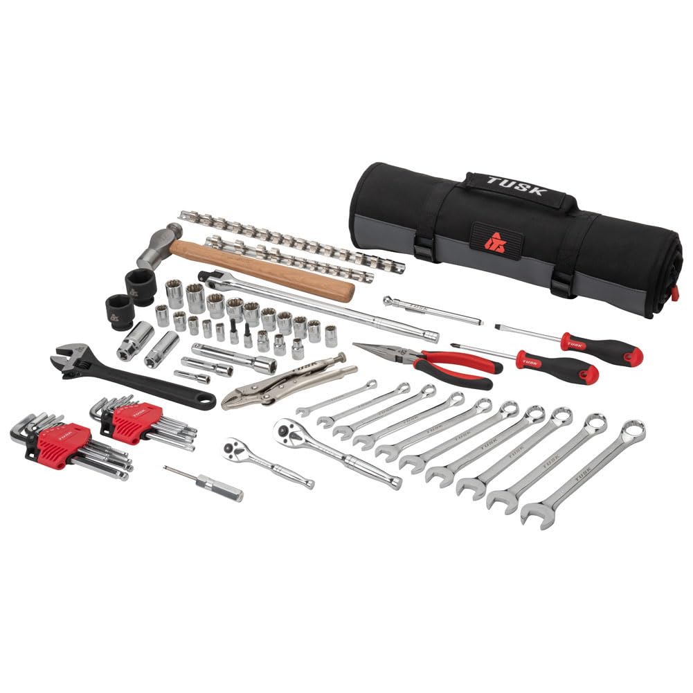 Tusk UTV Tool Roll Kit with Belt Removal Tools Compatible with POLARIS RZR XP/XP4 1000 2016-2023/RZR 900 Trail 2016-2026/General XP/4 1000 2020-2026/General 1000/4 2016-2026
