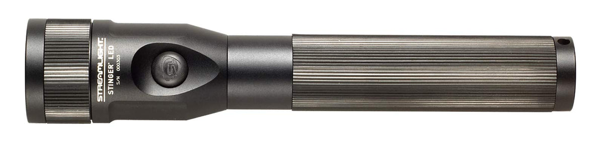 Streamlight 75712 Stinger 425-Lumen LED Bright Rechargeable Handheld Flashlight with 12V DC Charger, Black